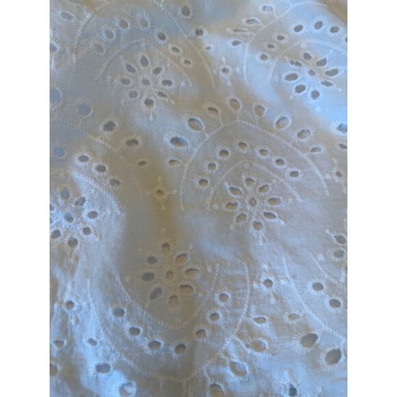 Entra White Eyelet Oversized Swim Cover Dress Size Small - Picture 2 of 7